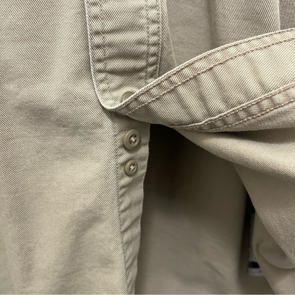 Carhartt FRS160 Flame-Resistant Long Sleeve Twill Pocket Shirt Khaki Size 2XL - Picture 4 of 6